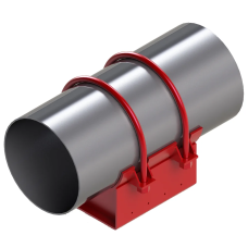 Опора неподвижная хомутовая Т12.12 108х200 мм Серия 4.903-10 Выпуск 4