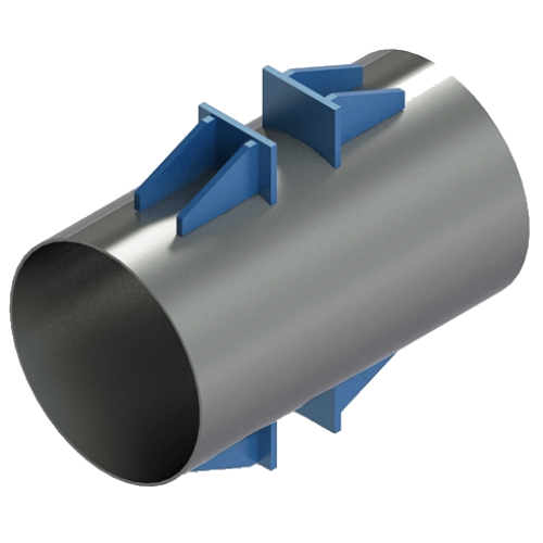 Опора неподвижная лобовая двухупорная усиленная Т6.07 325х7х120х542х228 мм Серия 4.903-10 Выпуск 4