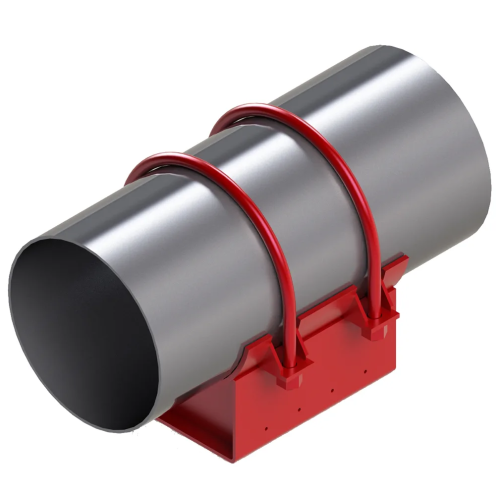 Опора неподвижная хомутовая бескорпусная Т11.21 219х218 мм Серия 4.903-10 Выпуск 4