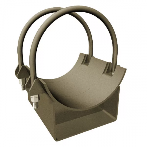 Опора двуххомутовая неподвижная 194 мм ОСТ 108.275.26-80 в Курске

