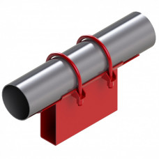 Опора неподвижная хомутовая корпусная для тепловых сетей исп. А11 / АС11 09Г2С 89х50х170х100 мм ОСТ 36-146-88 2,2 кг