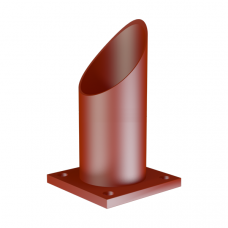 Опора неподвижная трубчатая для тепловых сетей исп. Б2 Ст20 57х150 мм ОСТ 36-146-88 0,7 кг