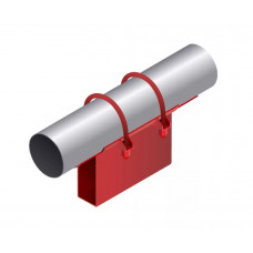 Опора неподвижная приварная корпусная для тепловых сетей исп. А21 / АС21 09Г2С 57х50х170х150 мм ОСТ 36-146-88 1,8 кг