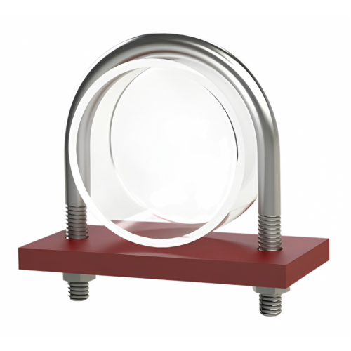 Опора неподвижная хомутовая бескорпусная для тепловых сетей исп. В Ст20 45 мм ОСТ 36-146-88 0,1 кг