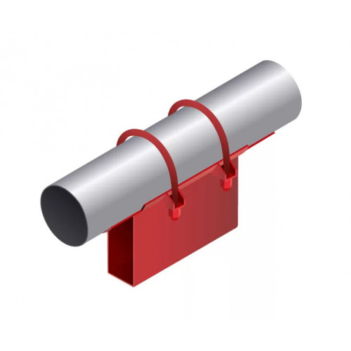 Опора неподвижная приварная корпусная для тепловых сетей исп. А22 / АС22 09Г2С 159х80х340х150 мм ОСТ 36-146-88 4,1 кг