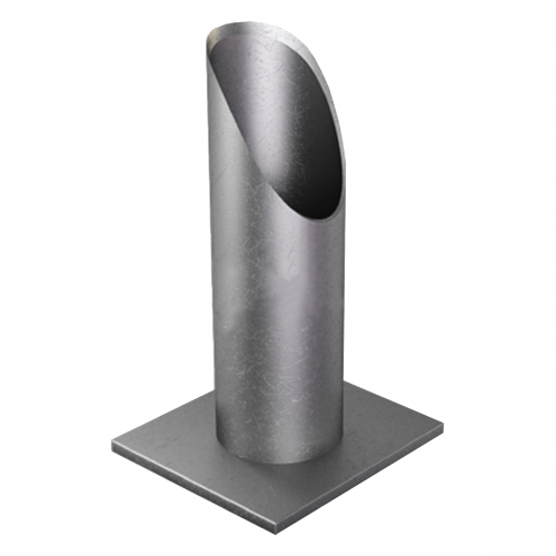 Опора неподвижная трубчатая с круто изогнутыми отводами для тепловых сетей исп. А1 09Г2С 108х100 мм ОСТ 36-146-88 2,3 кг