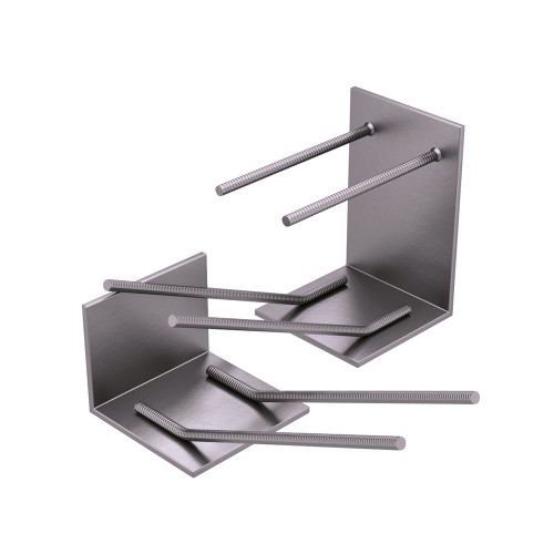 Закладная деталь для железобетонных конструкций оцинкованная МН207-3 250х180х35 мм Серия 1.400-15 Выпуск 1